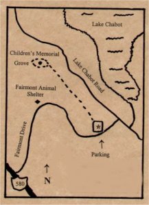 map of the memorial grove